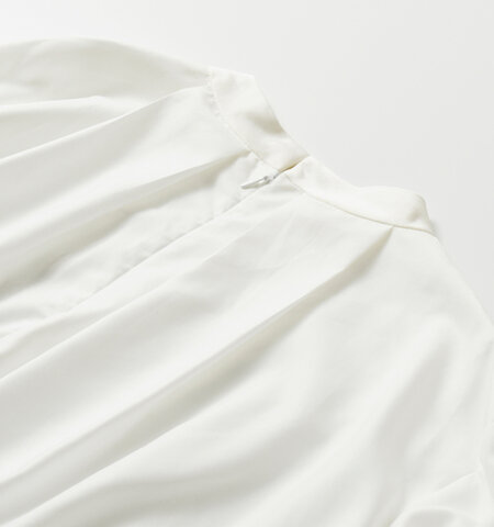 WHYTO.｜フロント プリーツ ブラウス “FRONT PLEATS BLOUSE” wht23fbl4032-ma