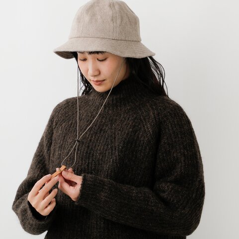 Nine Tailor|ウール混 シャギー メトロ ハット 帽子 “Shaggy Sown Hat” n-1338-kk