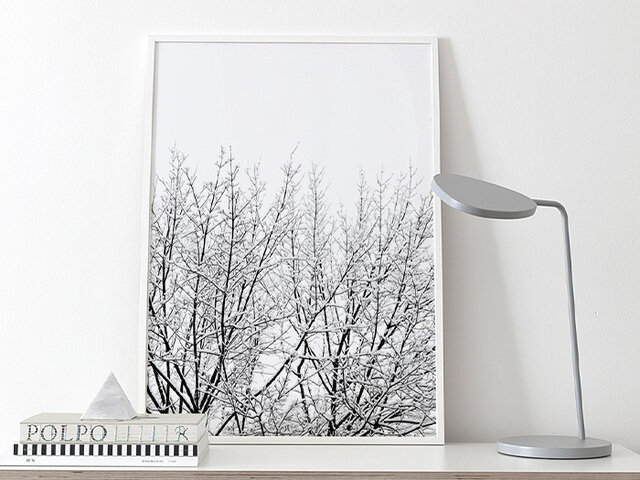 Coco Lapine Design｜ポスター Snowy Tree