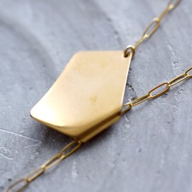 CINQ｜シールドモチーフネックレス“Shield necklace” shield-necklace-yo