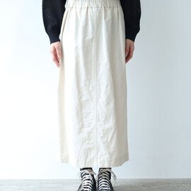 yuni｜コットンリネンツイル　Iラインスカート　1701SK011241