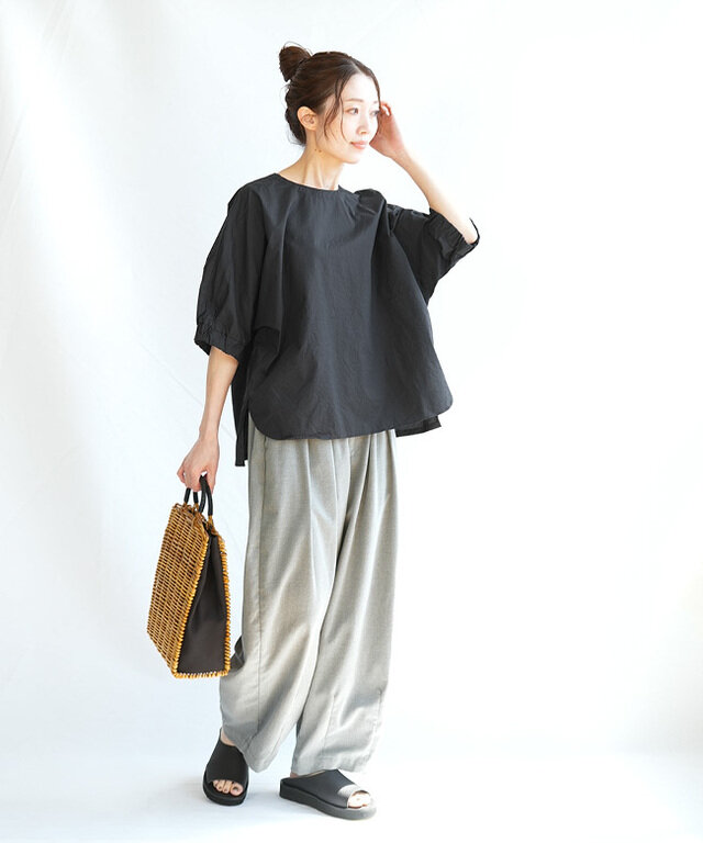 身長:164cm/着用カラー:10.クロ/着用サイズ:onesize