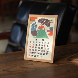 2024年 小田中耕一 日本の手仕事カレンダー（卓上型）