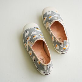 hanamikoji｜ぷっくりタイプ　ふわりグレー　靴　シューズ