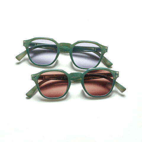 jugaadXX|Matira smoke green サングラス 日本製 鯖江 かけ心地 ストレスフリー 軽量 機能性レンズ 調光レンズ 紫外線カット