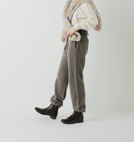 unfil|ファインラム ウール ベルト パンツ “fine lambs wool belted pants” wvfl-uw119-ms