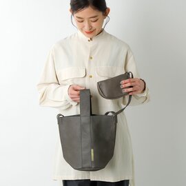 yucchino｜OTONA eco-bag レザーミニポーチ minipouch-tr