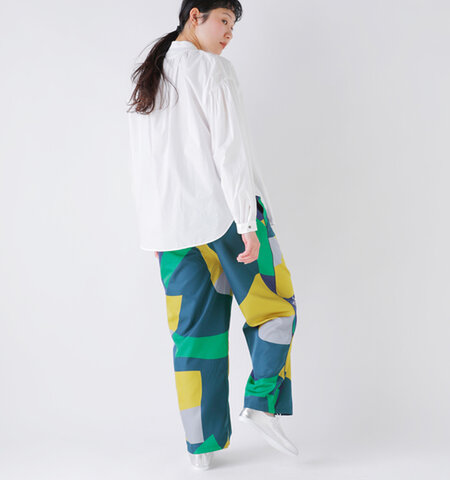 Soi-e|ライト ツイル プリント イージー パンツ 821413-ma