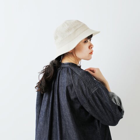 Nine Tailor|リネン コットン メッシュ ハット “Squill Hat” n-1405-ms