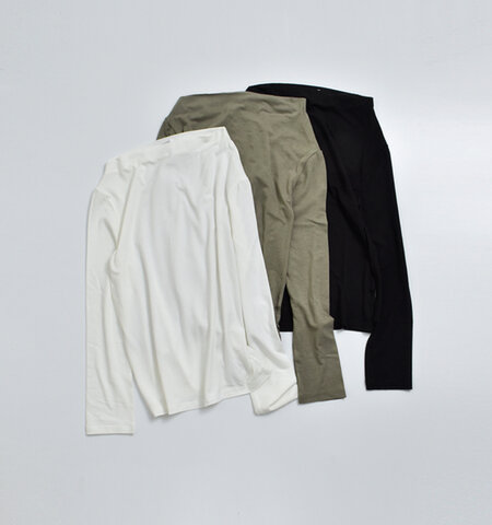 kiehtova|ヴェール ドレープ 長袖カットソー VEIL DRAPE TOPS ktwr66