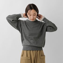 sosotto|コットンカシミヤ LIBERTY フリルカラー プルオーバー 42553622-nk