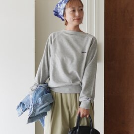 ORCIVAL|ボートネック スウェット Light French Terry Boat Neck Sweat ライトフレンチテリー 裏毛 トレーナー OR-C0429 オーシバル オーチバル