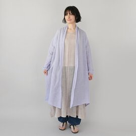 BAN INOUE|蚊帳の日常着 やわらかな蚊帳の ショールカラーカーディガン