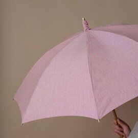 hatsutoki｜fog コットンリネン晴雨兼用傘|日傘 長傘 UVカット 防水加工  ｜ 母の日ギフト ｜ プレゼントに