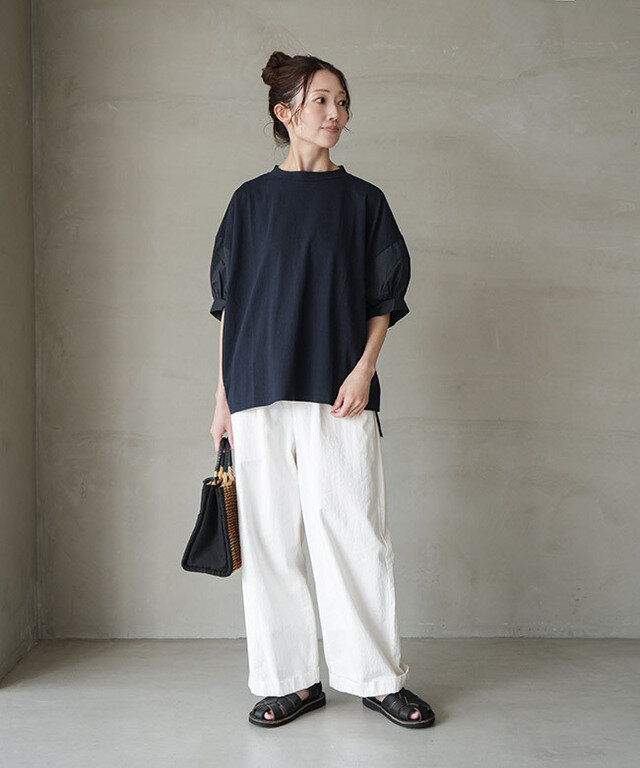 身長:164cm/着用カラー:navy/着用サイズ:FREE