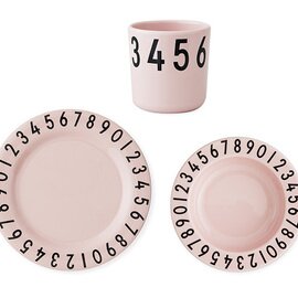 DESIGN LETTERS｜The Numbers Gift Box (Pink) ベビー 食器セット【出産祝い】