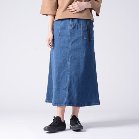 GRAMICCI|DENIM BAKER SKIRT デニムベーカースカートロングスカート・GLSK-19S079 グラミチ