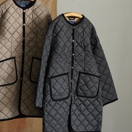 LAVENHAM|【POP-UP】クルーネック コート CREW NECK COAT ベージュ キャメル ブラック LV6114 ラベンハム