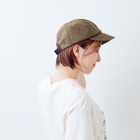 halo commodity|UVカット アゴ紐付き キャップ 帽子 “Roots Day Cap” h251-241-yo