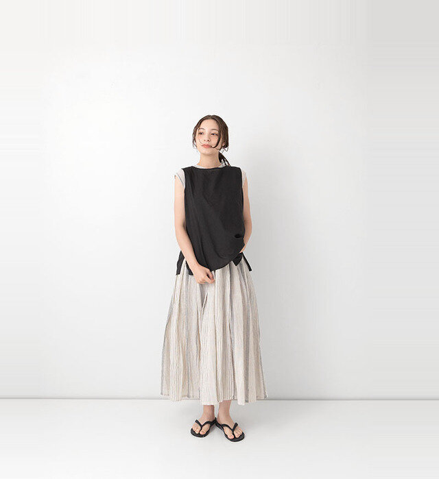 color : SUMI GRAY , model : 162cm