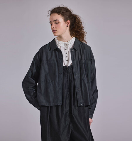 kelen|接触冷感 3.5oz デニム シャツ BETY lkl26fbl2313