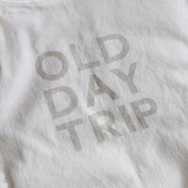 PACIFIC PARK STORE｜17/1BD天竺ヘムラウンドプリントTee  OLD DAY TRIP