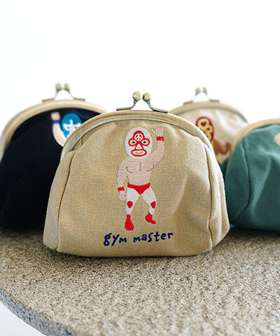gym master | 覆面レスラーガマグチミニショルダー 財布 ウォレット ポーチ がま口 g521798