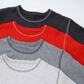 marble SUD|リバーシブルガーゼ L/S Tシャツ