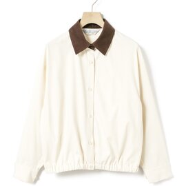 MidiUmi|contrast collar shirt