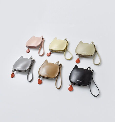 YAHKI|スムースレザー キャット ミニポーチ yh-678c