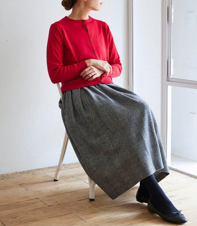 着用カラー:グレンチェック