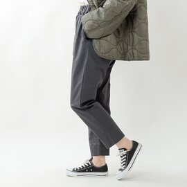 TRAVAIL MANUEL|コットンコンパクトチノストレッチノームパンツ