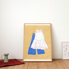 nunocoto｜ファブリックポスター：Summer dress（須貝美和）