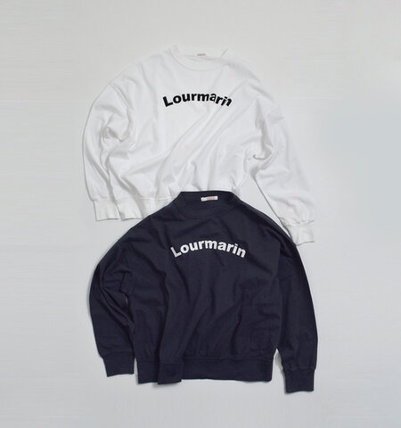 FABRIQUE en planete terre|コットン プリント オーバーサイズ 長袖Tシャツ 261-017