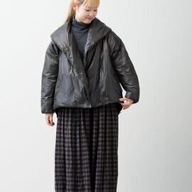 LIVING BASIC|空気をまとう 洗えるファイバーダウンジャケット アウター 秋 冬