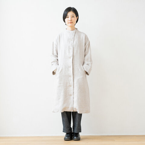 TUTIE.|リネンツイル起毛ボトルネックコート