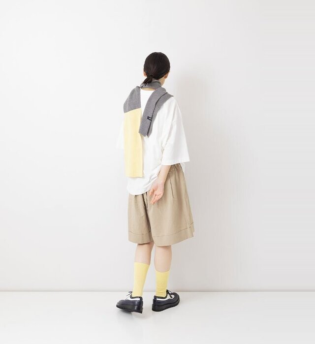 color : GRAY×YELLOW , model : 162cm
