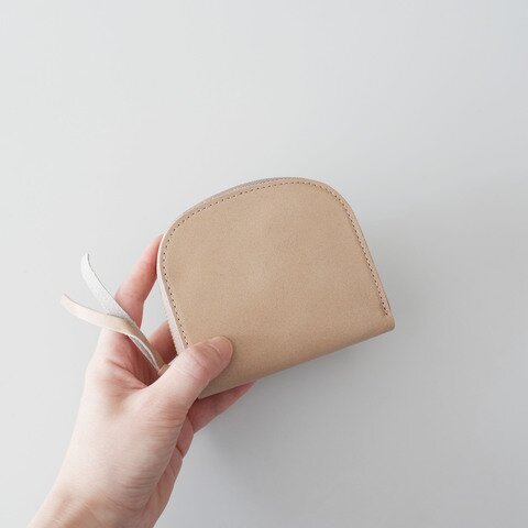TIDEWAY|LIGHT LEATHER ROUND WALLET M