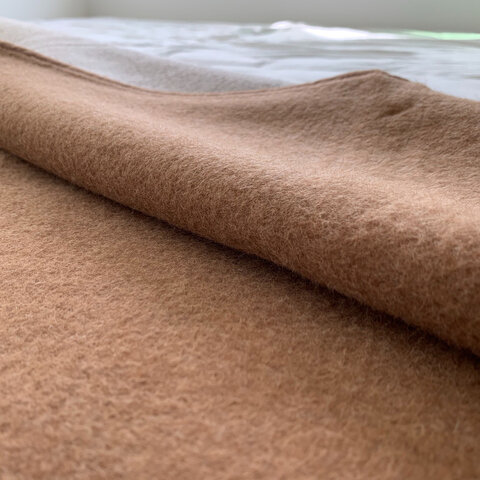 三井毛織｜キャメルの洗える国産敷き毛布パット シングル