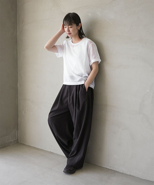 身長:165cm /WHITE/着用サイズ:L