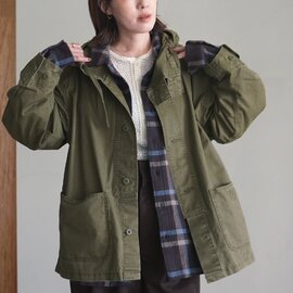 kha:ki|ガスパーカ フードジャケット ミリタリー パーカー ライトアウター GAS PARKA MIL26FJK3250 カーキ