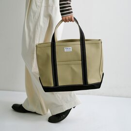 ORCIVAL|ヘビーキャンバス 配色 トートバッグ ミディアム or-h0284kwc-bi-26aw