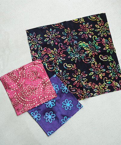 BATIK BANDANNA バティックバンダナ スカーフ ランチクロス 雑貨 110005