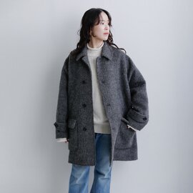 Shinzone|アルパカ混 シャギー Aライン ステンカラーコート SHAGGY A-LINE COAT 26amsco03【2026aw先行受注会】
