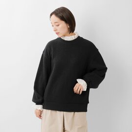 MAGALI|クォーター ニットセーター フリル プルオーバー tp15