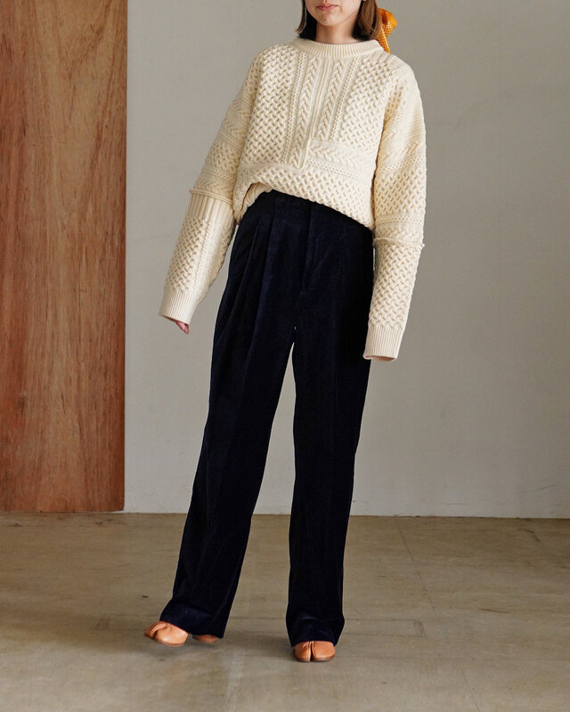 STAFF 160cm / Size 34 / Color NAVY(col.85)