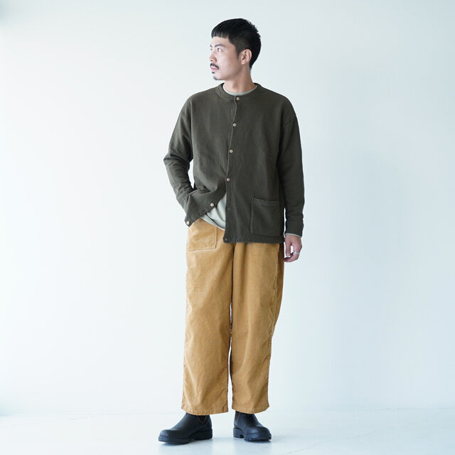 モデル:173cm / 58kg
color : beige / size : 1(メンズS~M)