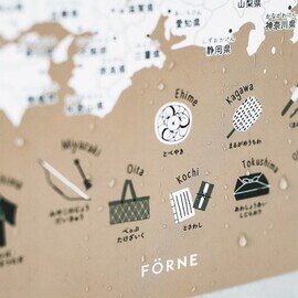 FORNE｜日本地図ポスター