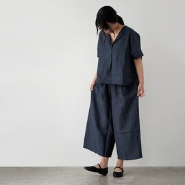 evam eva|エヴァムエヴァ linen culottes リネン キュロット E261T177 パンツ