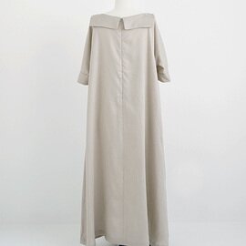Mochi｜sailor linen dress [natural]